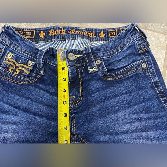 Rock Revival Anabela Bootcut Stretch Jeans Women’s 27x33 EUC - Picture 9 of 11
